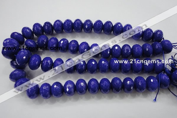 CCN1388 15.5 inches 13*18mm faceted rondelle candy jade beads