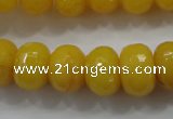 CCN1396 15.5 inches 10*14mm faceted rondelle candy jade beads