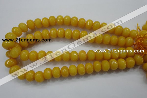 CCN1397 15.5 inches 12*16mm faceted rondelle candy jade beads