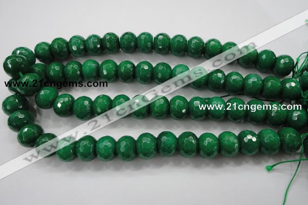 CCN1417 15.5 inches 12*16mm faceted rondelle candy jade beads