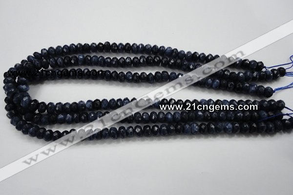 CCN1433 15.5 inches 5*8mm faceted rondelle candy jade beads