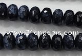 CCN1435 15.5 inches 8*12mm faceted rondelle candy jade beads