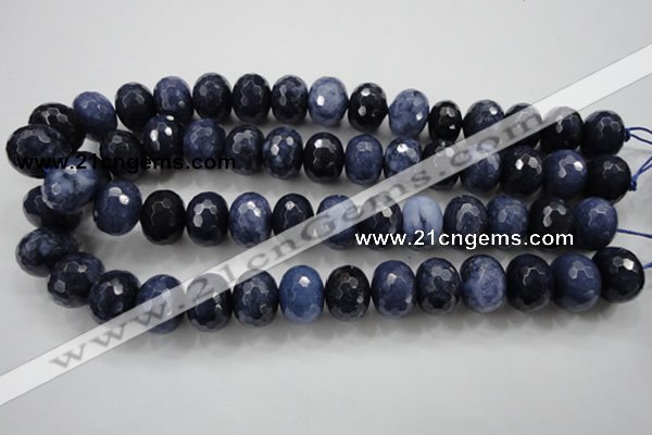 CCN1438 15.5 inches 13*18mm faceted rondelle candy jade beads