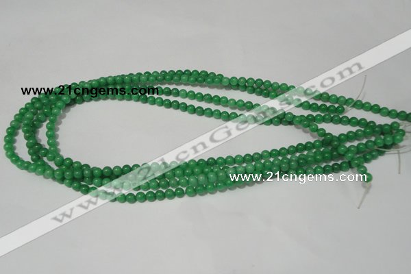 CCN15 15.5 inches 4mm round candy jade beads wholesale