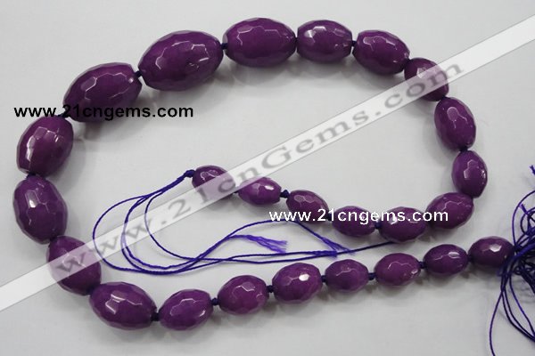 CCN1512 15.5 inches 10*14mm – 20*30mm faceted rice candy jade beads