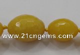 CCN1513 15.5 inches 10*14mm – 20*30mm faceted rice candy jade beads