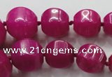 CCN1530 15.5 inches 8*8mm - 20*20mm pumpkin candy jade beads