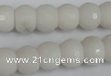 CCN160 15.5 inches 12*16mm faceted rondelle candy jade beads