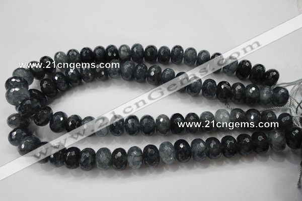 CCN1603 15.5 inches 10*14mm faceted rondelle candy jade beads