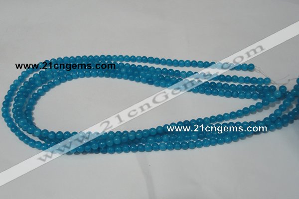 CCN17 15.5 inches 4mm round candy jade beads wholesale