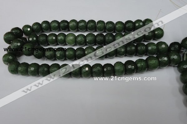 CCN172 15.5 inches 12*16mm faceted rondelle candy jade beads