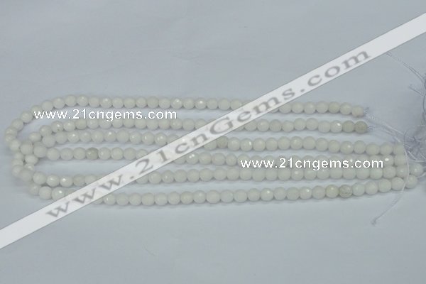 CCN1800 15 inches 4mm faceted round candy jade beads wholesale