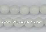 CCN1804 15 inches 12mm faceted round candy jade beads wholesale