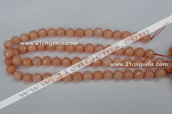 CCN1814 15 inches 12mm faceted round candy jade beads wholesale