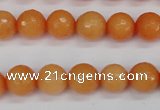 CCN1823 15 inches 10mm faceted round candy jade beads wholesale