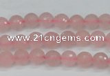 CCN1850 15 inches 4mm faceted round candy jade beads wholesale