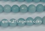 CCN1863 15 inches 10mm faceted round candy jade beads wholesale