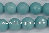 CCN1865 15 inches 14mm faceted round candy jade beads wholesale