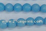 CCN1873 15 inches 10mm faceted round candy jade beads wholesale