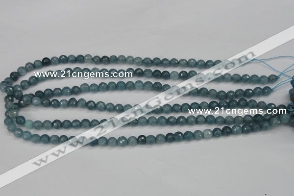 CCN1910 15 inches 4mm faceted round candy jade beads wholesale