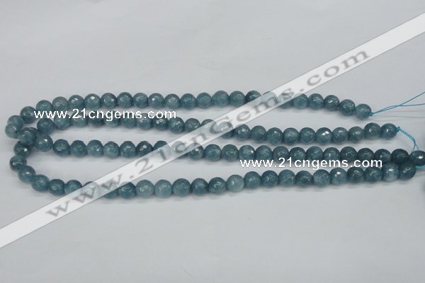 CCN1912 15 inches 8mm faceted round candy jade beads wholesale