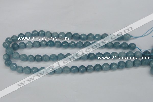 CCN1913 15 inches 10mm faceted round candy jade beads wholesale