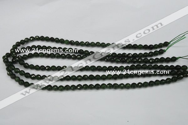 CCN1921 15 inches 6mm faceted round candy jade beads wholesale