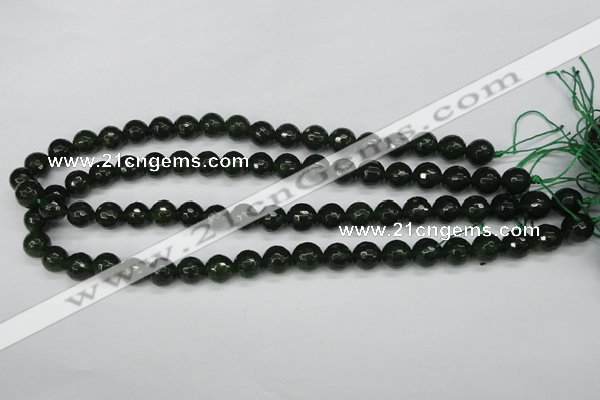 CCN1923 15 inches 10mm faceted round candy jade beads wholesale