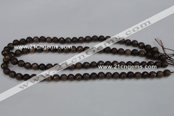 CCN1932 15 inches 8mm faceted round candy jade beads wholesale