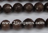 CCN1934 15 inches 12mm faceted round candy jade beads wholesale