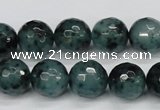 CCN1944 15 inches 12mm faceted round candy jade beads wholesale