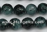 CCN1945 15 inches 14mm faceted round candy jade beads wholesale