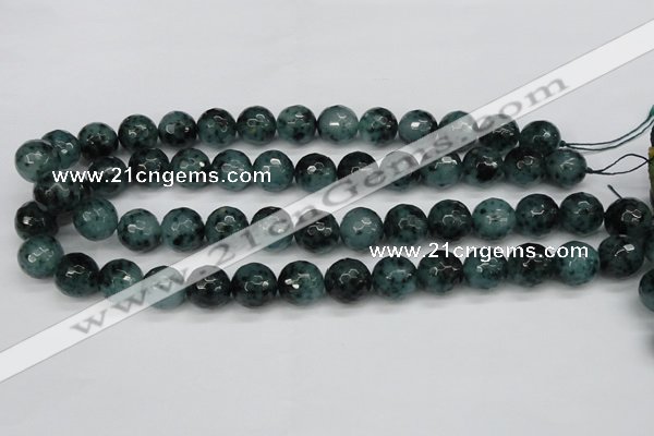 CCN1945 15 inches 14mm faceted round candy jade beads wholesale