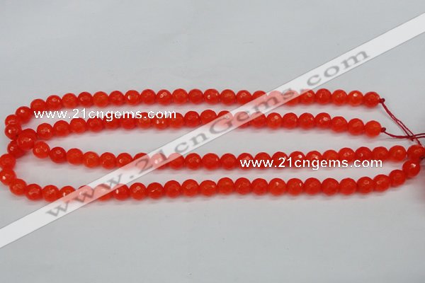 CCN1950 15 inches 4mm faceted round candy jade beads wholesale