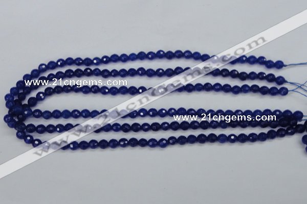 CCN1960 15 inches 4mm faceted round candy jade beads wholesale