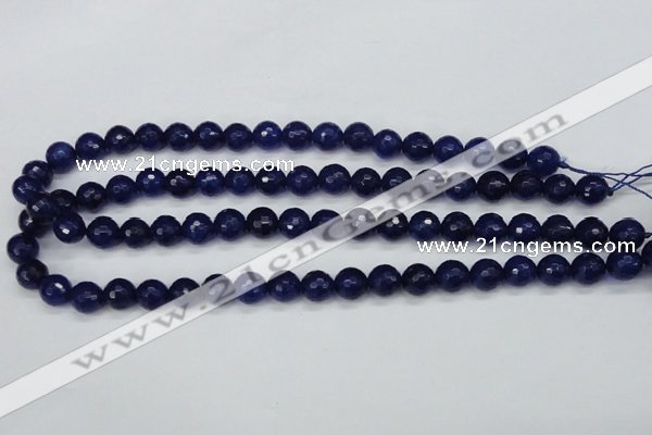 CCN1963 15 inches 10mm faceted round candy jade beads wholesale