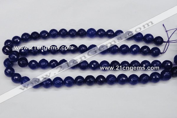 CCN1964 15 inches 12mm faceted round candy jade beads wholesale