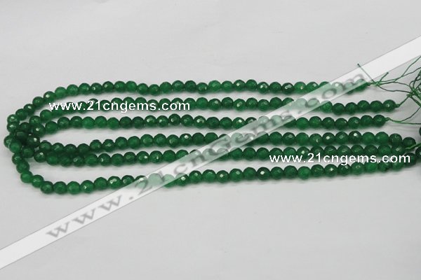 CCN1970 15 inches 4mm faceted round candy jade beads wholesale