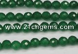 CCN1971 15 inches 6mm faceted round candy jade beads wholesale