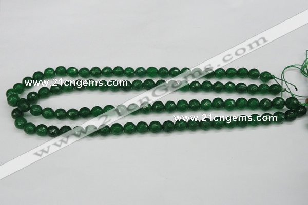 CCN1973 15 inches 10mm faceted round candy jade beads wholesale