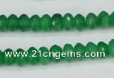 CCN1997 15 inches 5*8mm faceted rondelle candy jade beads wholesale