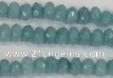 CCN2000 15 inches 3*5mm faceted rondelle candy jade beads wholesale