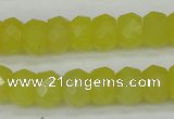 CCN2006 15 inches 8*12mm faceted rondelle candy jade beads wholesale