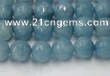 CCN2017 15 inches 8mm faceted round candy jade beads wholesale