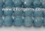 CCN2019 15 inches 12mm faceted round candy jade beads wholesale