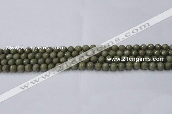 CCN2022 15 inches 4mm faceted round candy jade beads wholesale