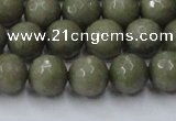 CCN2025 15 inches 10mm faceted round candy jade beads wholesale