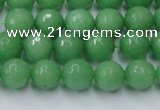 CCN2031 15 inches 8mm faceted round candy jade beads wholesale