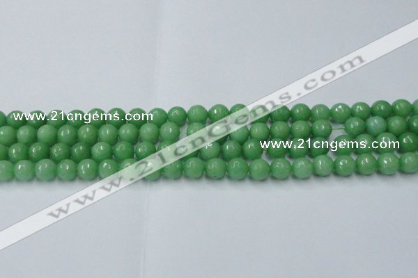 CCN2031 15 inches 8mm faceted round candy jade beads wholesale