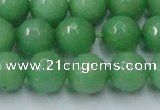 CCN2034 15 inches 14mm faceted round candy jade beads wholesale